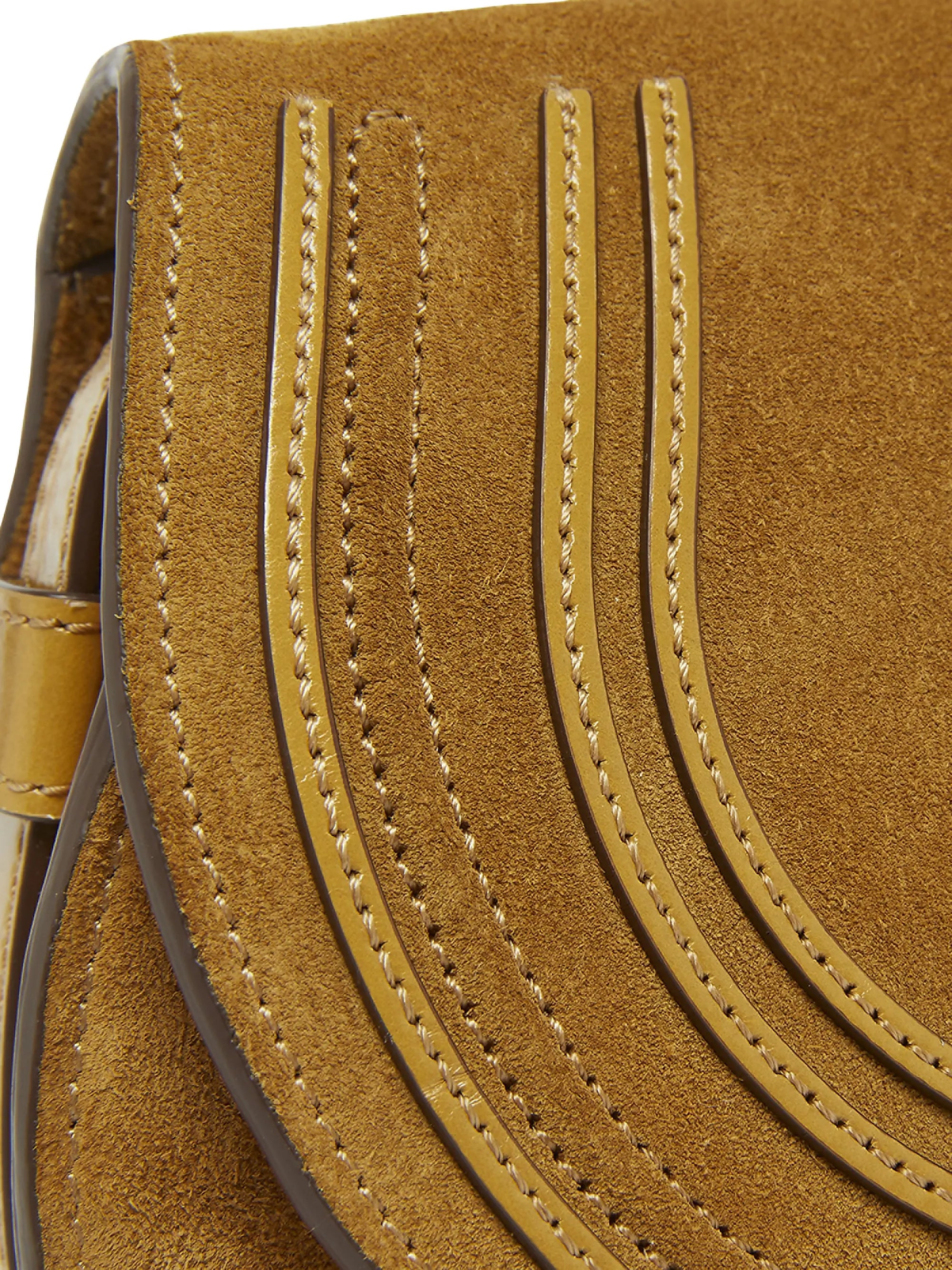 Chloé Marcie Suede Saddle Bag