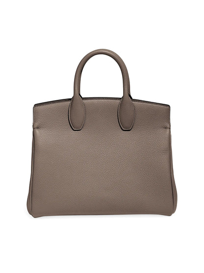 FERRAGAMO Studio Box Small Leather Top-Handle Bag