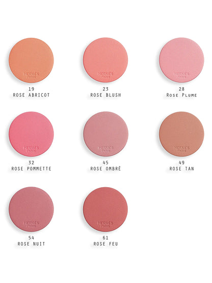HERMÈS Rose Hermès Silky Blush Powder Refill