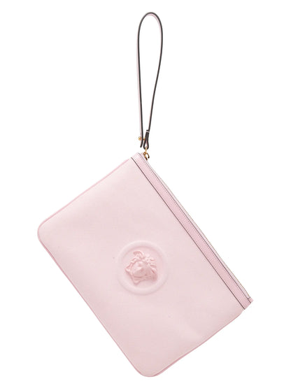 Versace Logo Canvas Tote