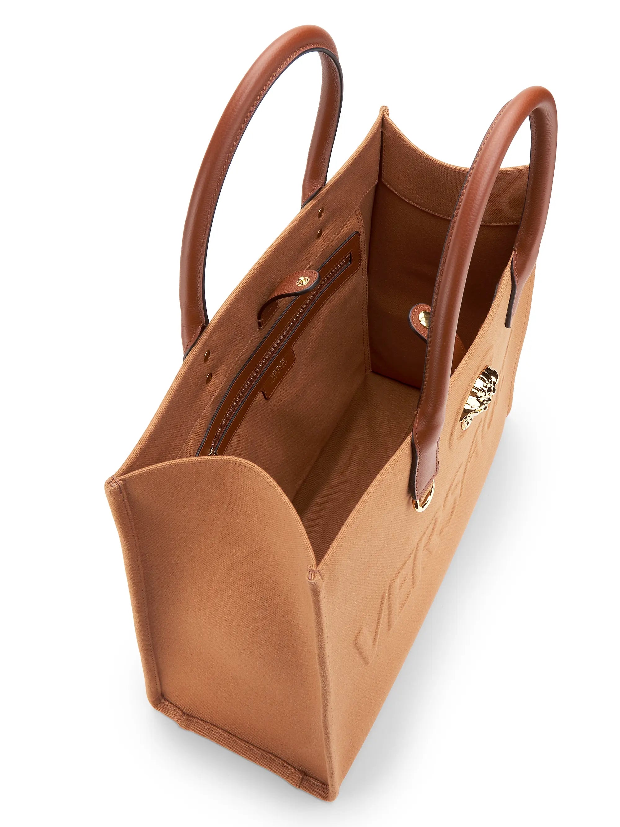 Versace Logo Canvas Tote – Kicks Machine