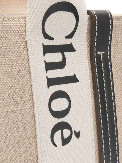 Chloé Woody Small Logo Tote