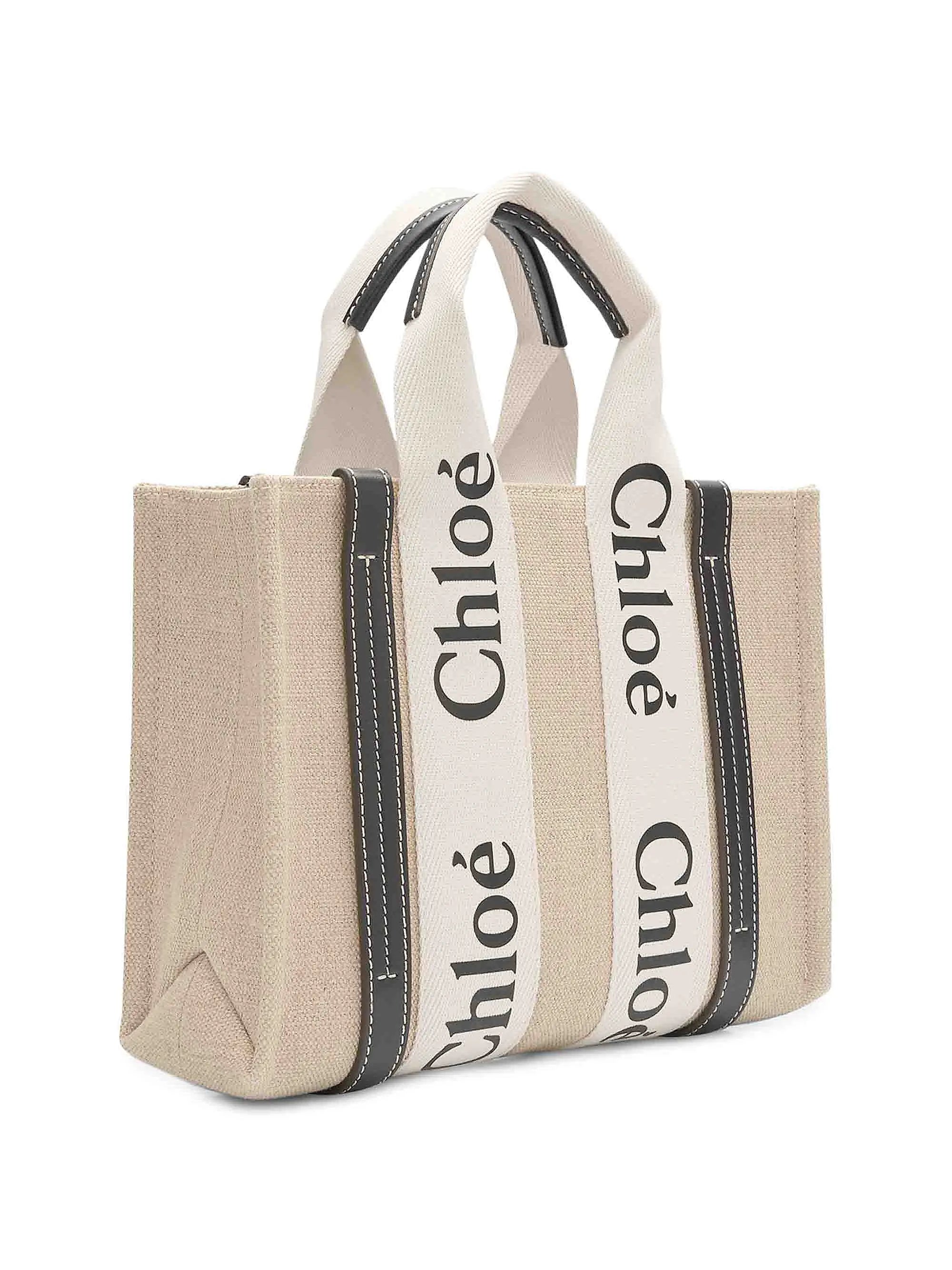 Chloé Woody Small Logo Tote