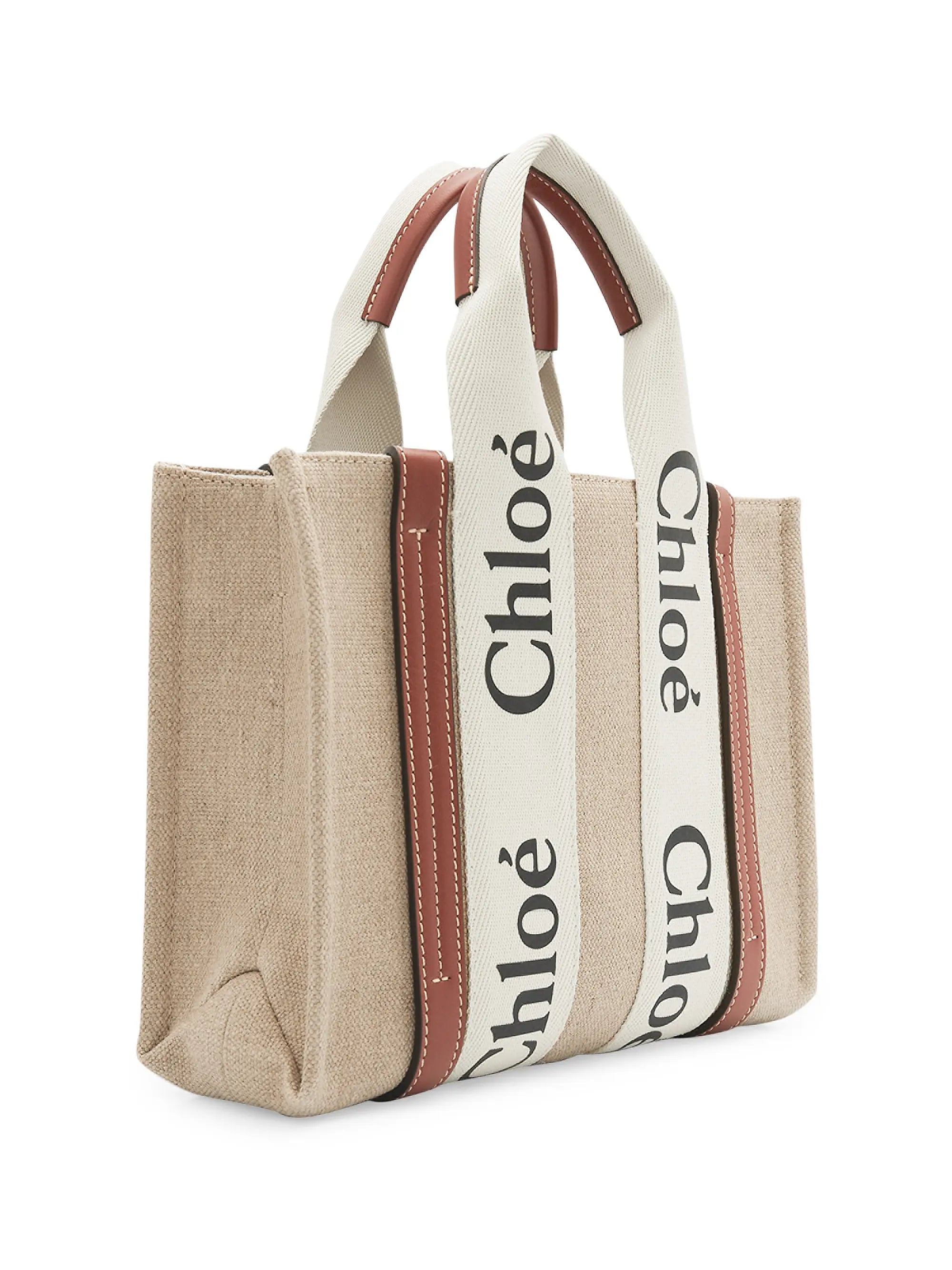 Chloé Woody Small Logo Tote