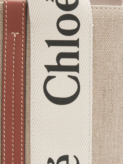Chloé Woody Small Logo Tote