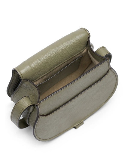 Chloé Mini Marcie Leather Saddle Bag