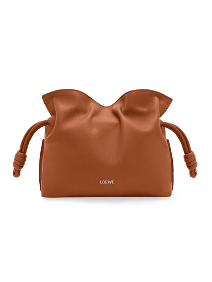 LOEWE Flamenco Mini Leather Clutch