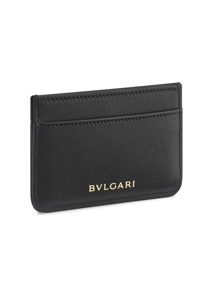 BVLGARI Serpenti Quilted Leather Card Holder