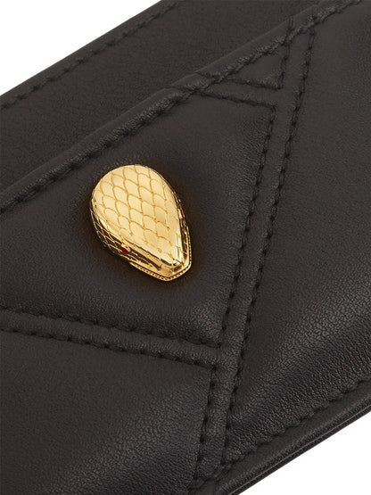 BVLGARI Serpenti Quilted Leather Card Holder
