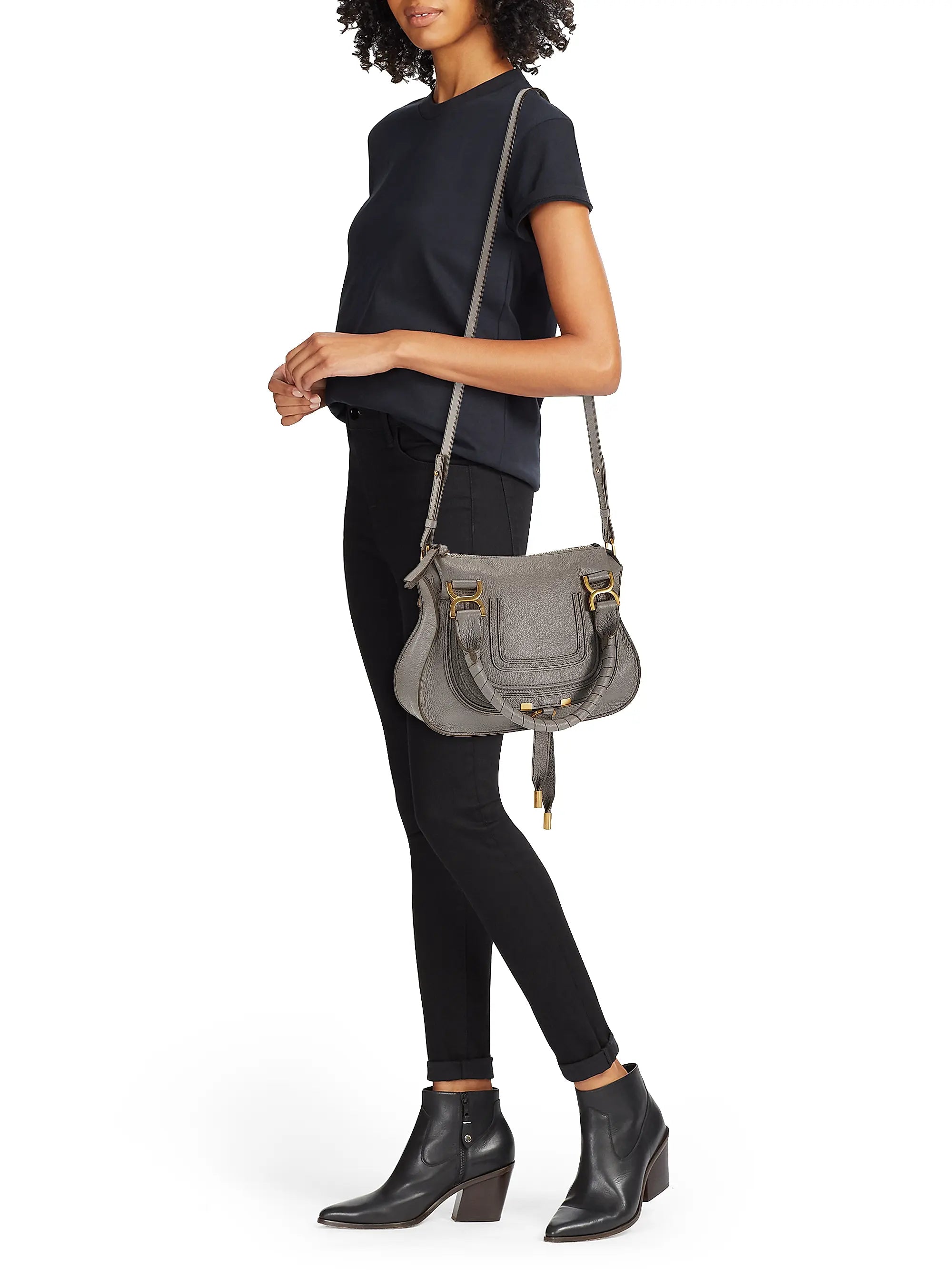Chloé Small Marcie Leather Satchel