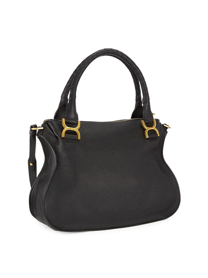 Chloé Medium Marcie Leather Double Carry Satchel