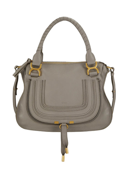 Chloé Medium Marcie Leather Double Carry Satchel