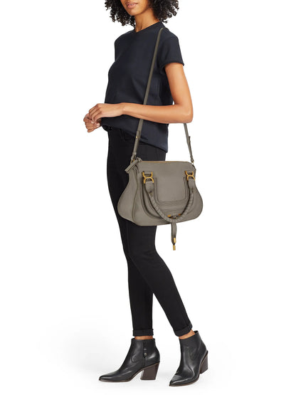 Chloé Medium Marcie Leather Double Carry Satchel
