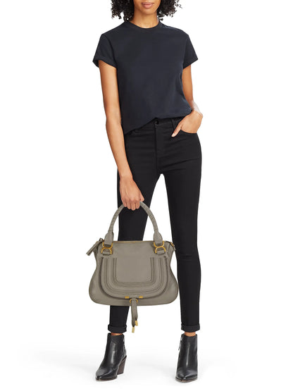 Chloé Medium Marcie Leather Double Carry Satchel