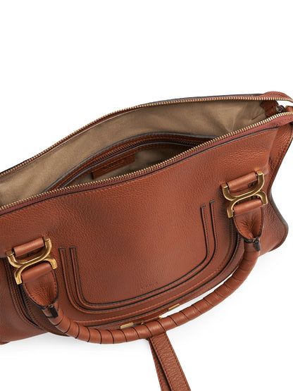 Chloé Medium Marcie Leather Double Carry Satchel