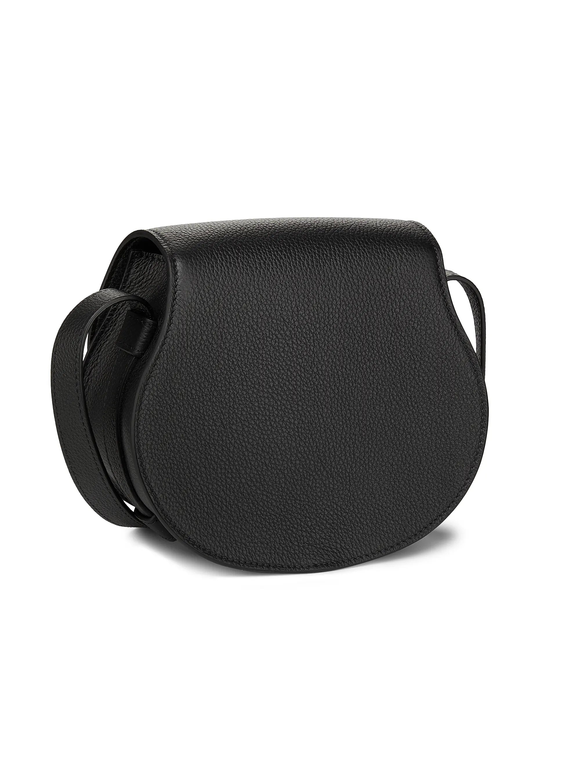 Chloé Mini Marcie Leather Saddle Bag