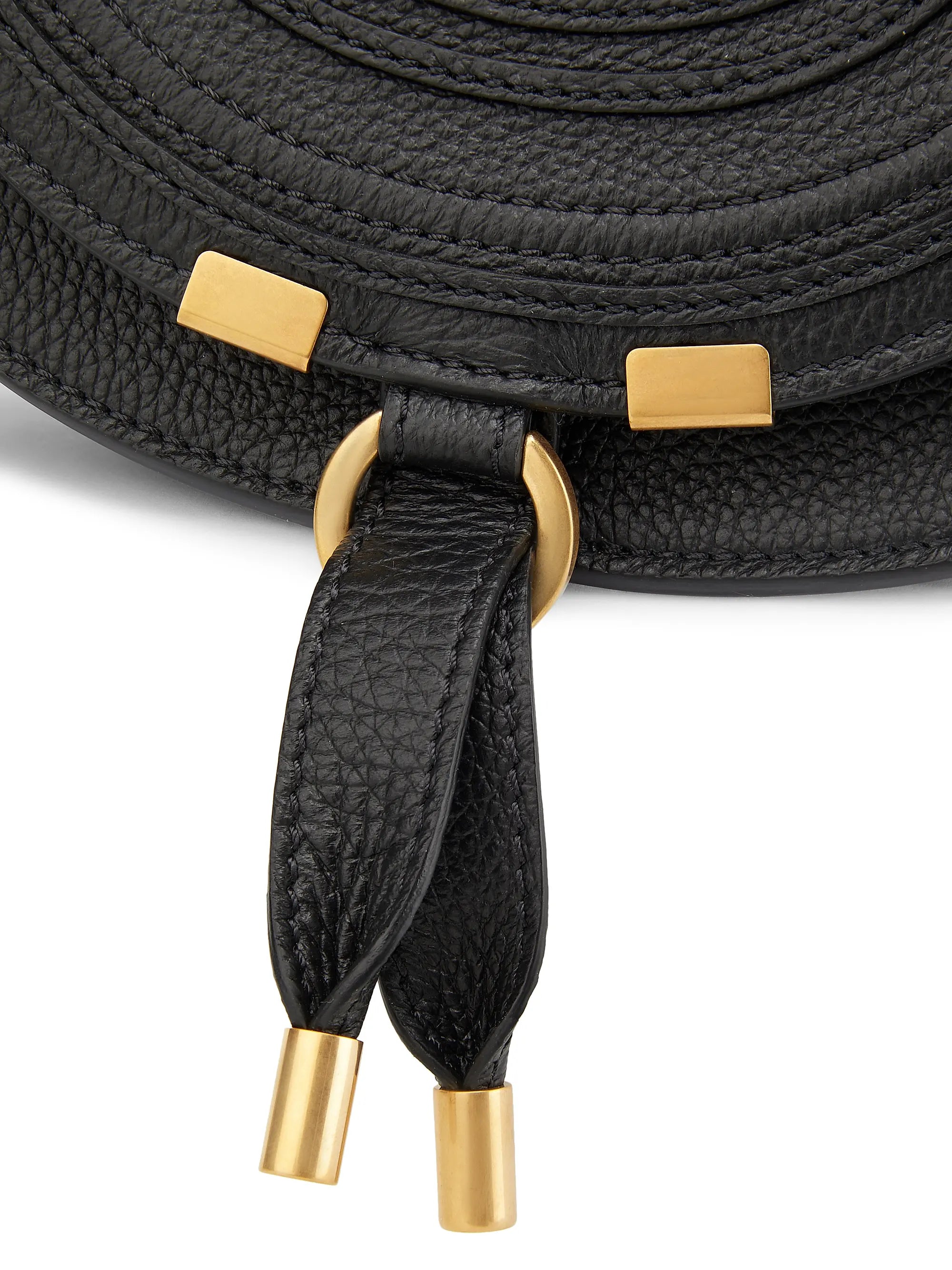 Chloé Mini Marcie Leather Saddle Bag
