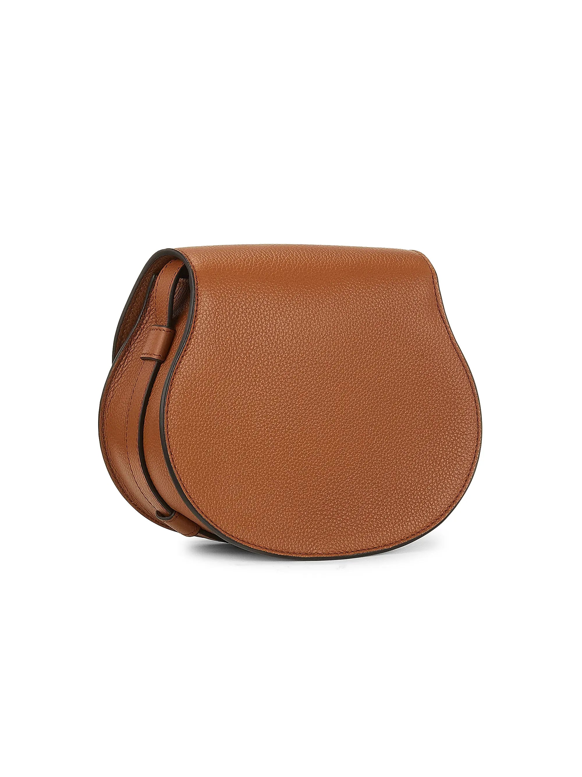Chloé Mini Marcie Leather Saddle Bag