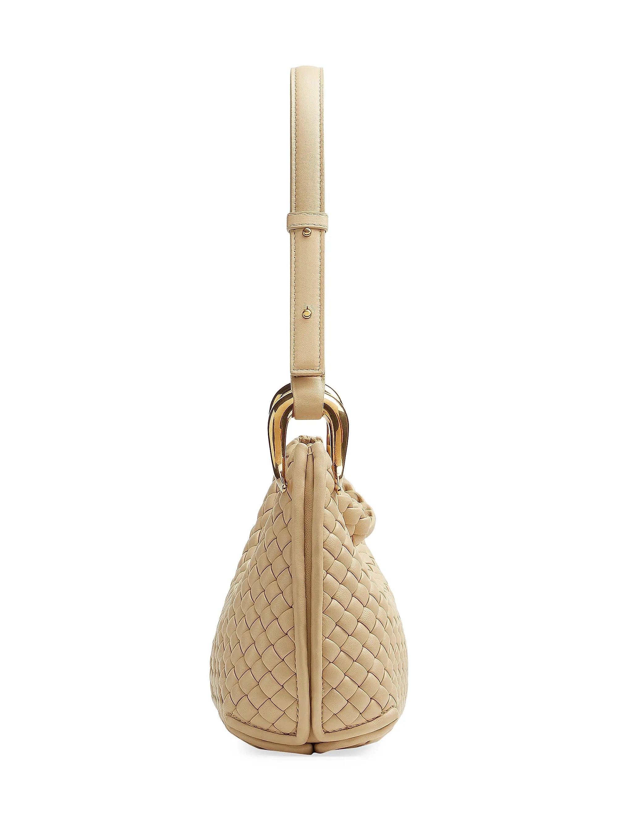 Bottega Veneta Padded Intreccio Leather Shoulder Bag