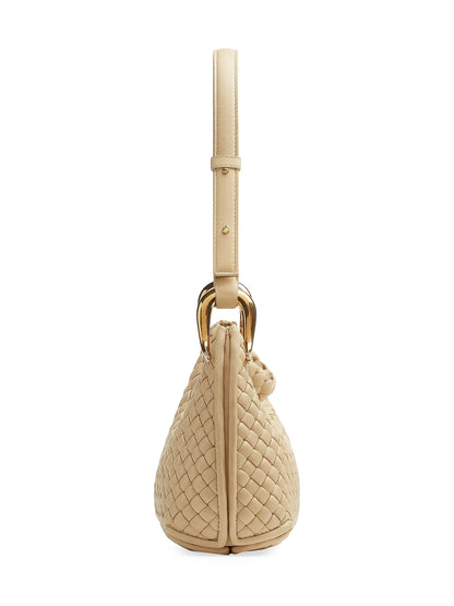 Bottega Veneta Padded Intreccio Leather Shoulder Bag