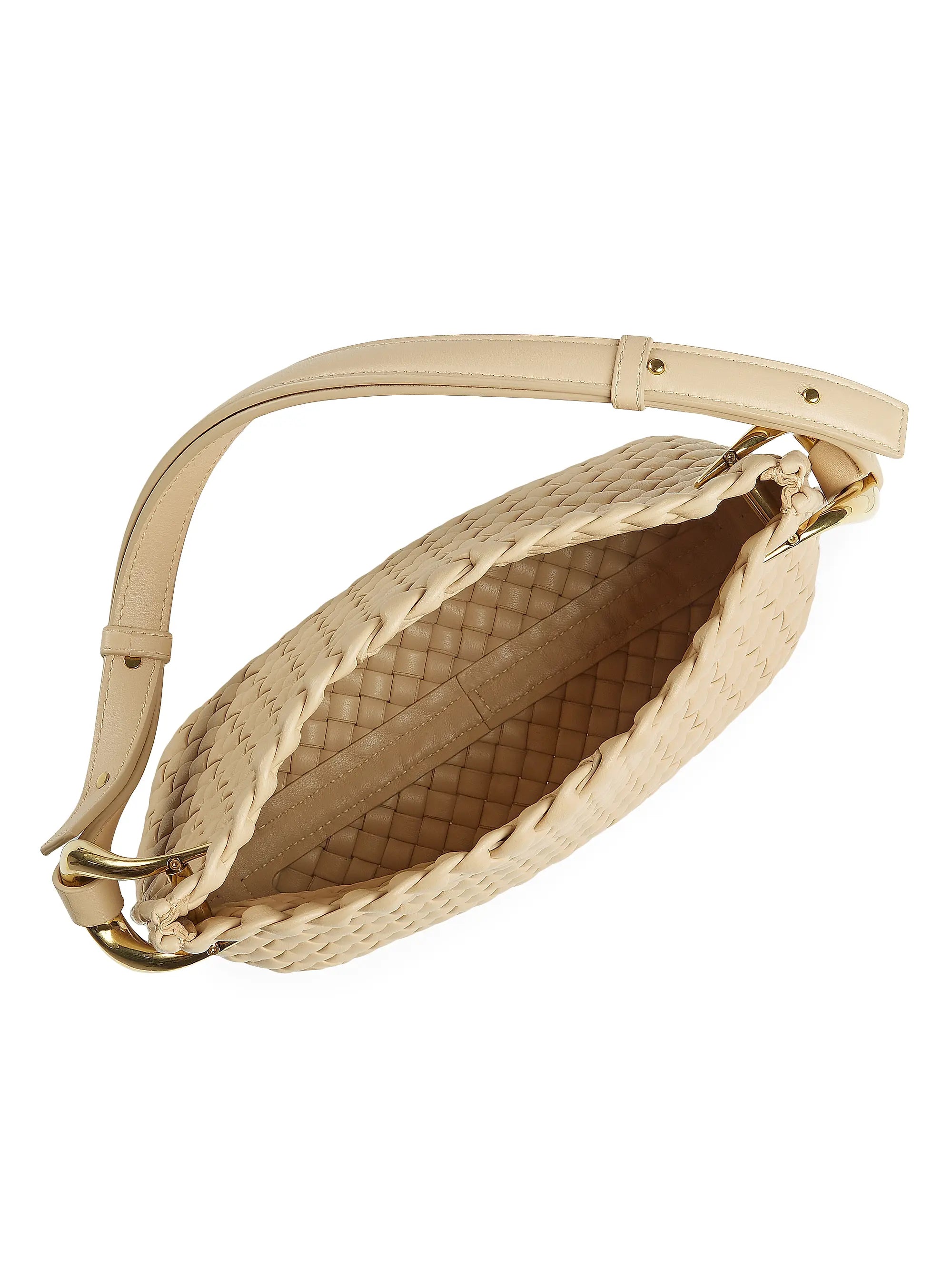 Bottega Veneta Padded Intreccio Leather Shoulder Bag