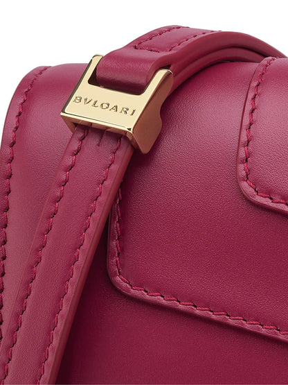 BVLGARI Serpenti Leather Shoulder Bag