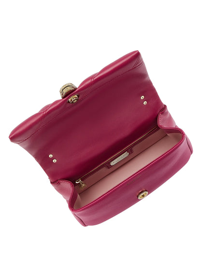 BVLGARI Serpenti Cabochon Matelassé Leather Crossbody Bag