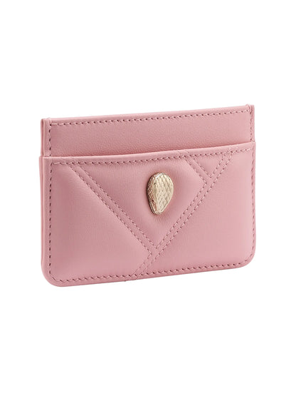 BVLGARI Cabochon Leather Card Case