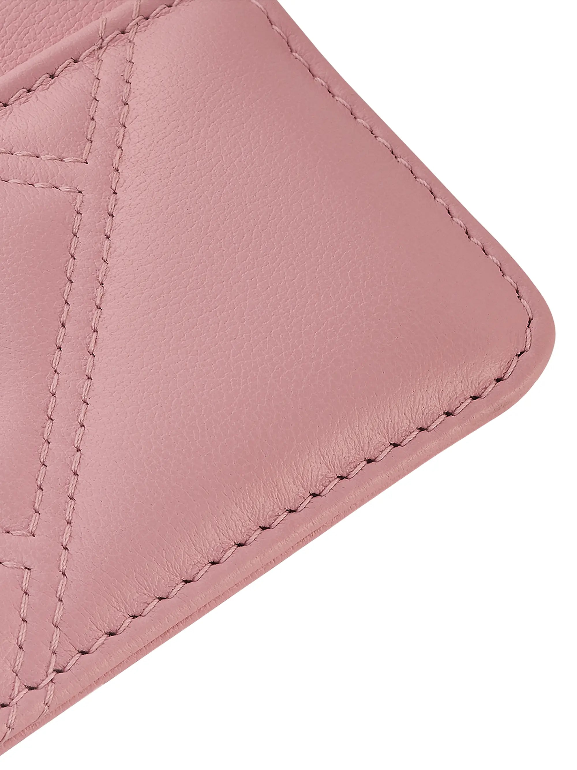 BVLGARI Cabochon Leather Card Case