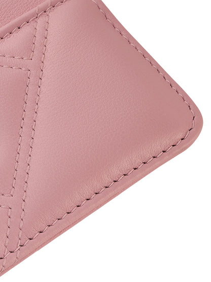 BVLGARI Cabochon Leather Card Case