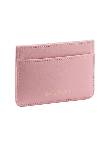 BVLGARI Cabochon Leather Card Case