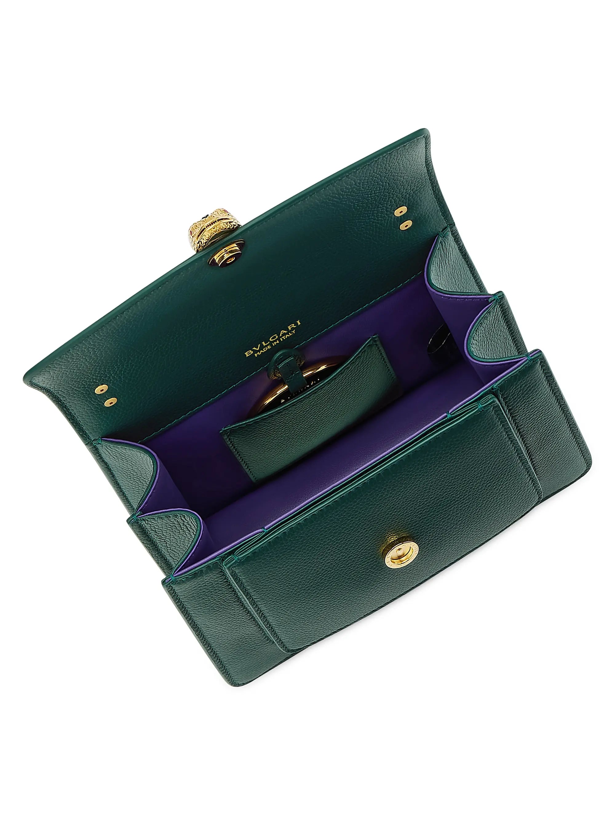 BVLGARI Serpenti Maxi Chain Leather Shoulder Bag