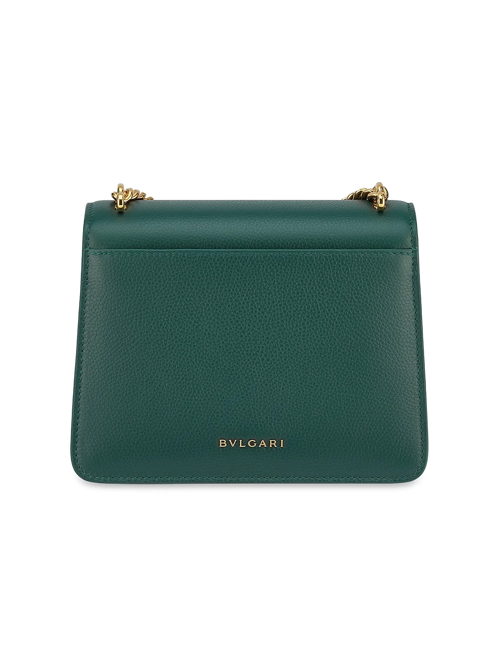BVLGARI Serpenti Maxi Chain Leather Shoulder Bag