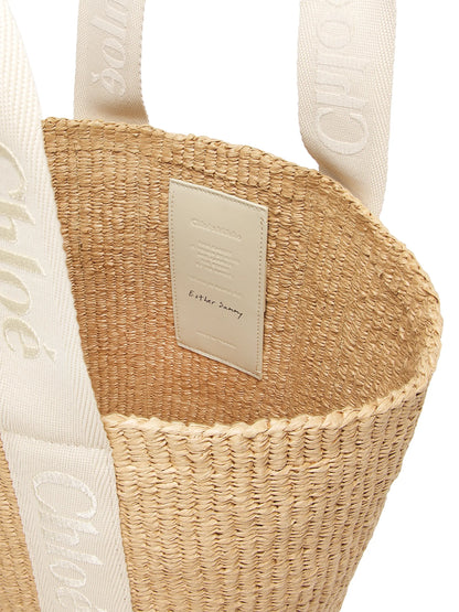 Chloé Large Woody Basket Tote Bag