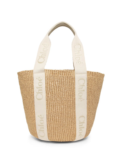 Chloé Large Woody Basket Tote Bag