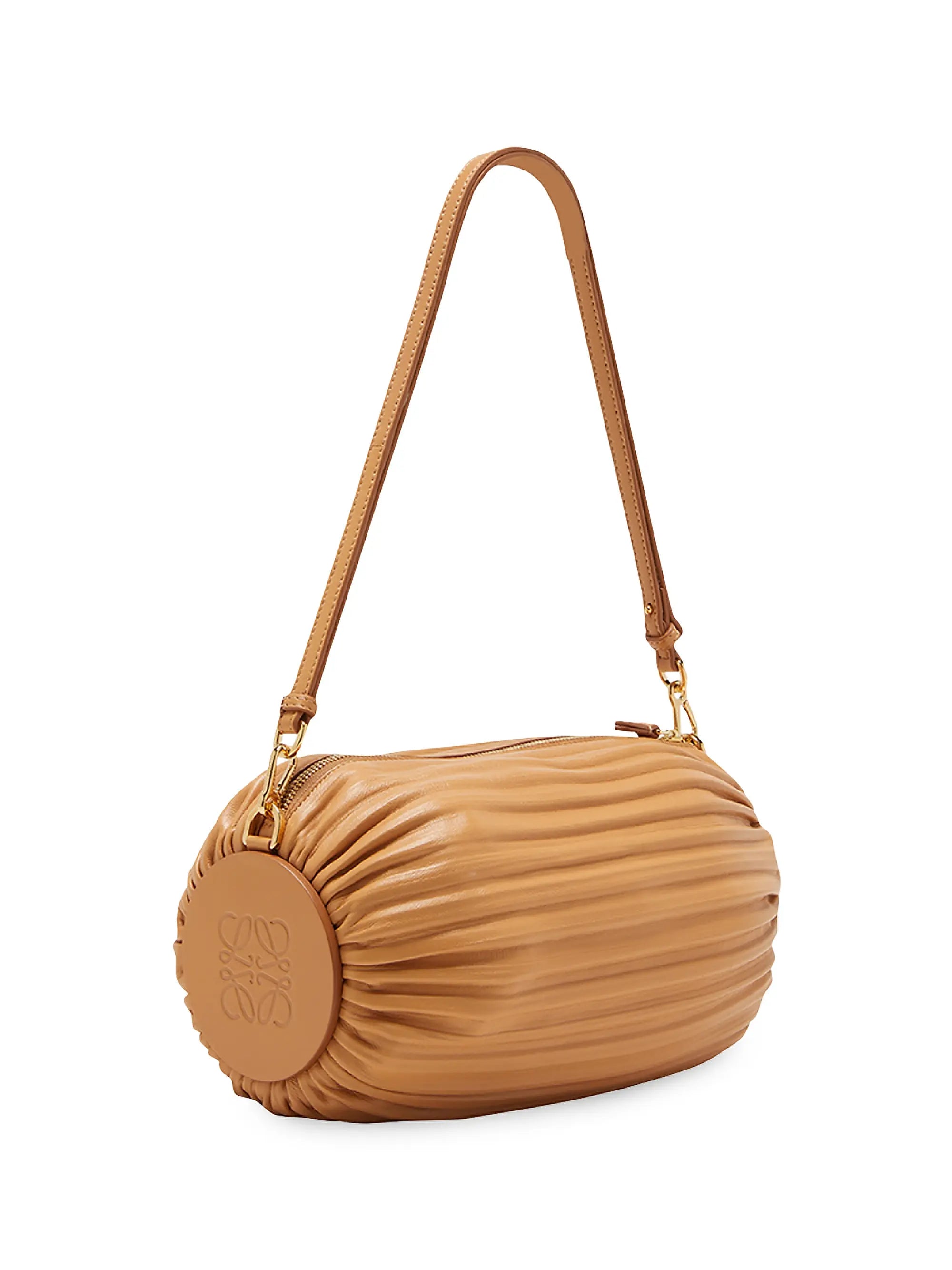 LOEWE Bracelet Pleated Leather Pouch