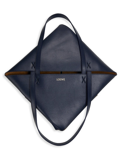 LOEWE Puzzle Shiny Leather Tote