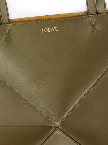 LOEWE Puzzle Shiny Leather Tote