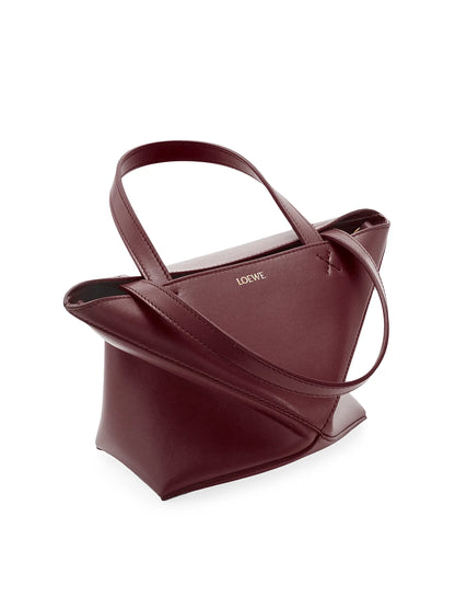 LOEWE Mini Puzzle Fold Leather Tote Bag