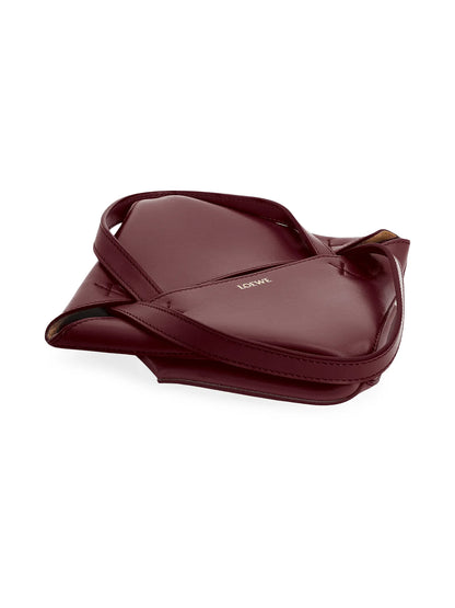 LOEWE Mini Puzzle Fold Leather Tote Bag