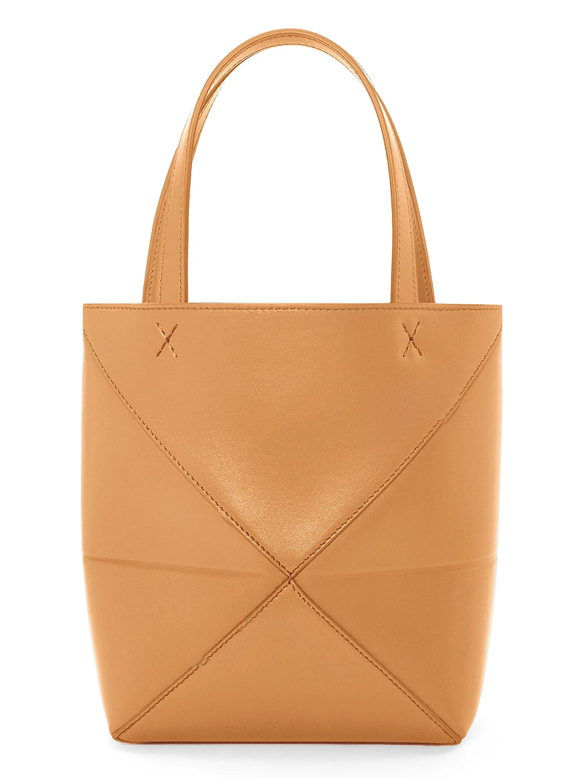 LOEWE Mini Puzzle Fold Leather Tote Bag