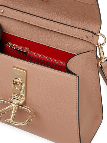 Valentino Garavani Small V Sling Handbag with Jewel Embroidery