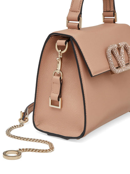 Valentino Garavani Small V Sling Handbag with Jewel Embroidery