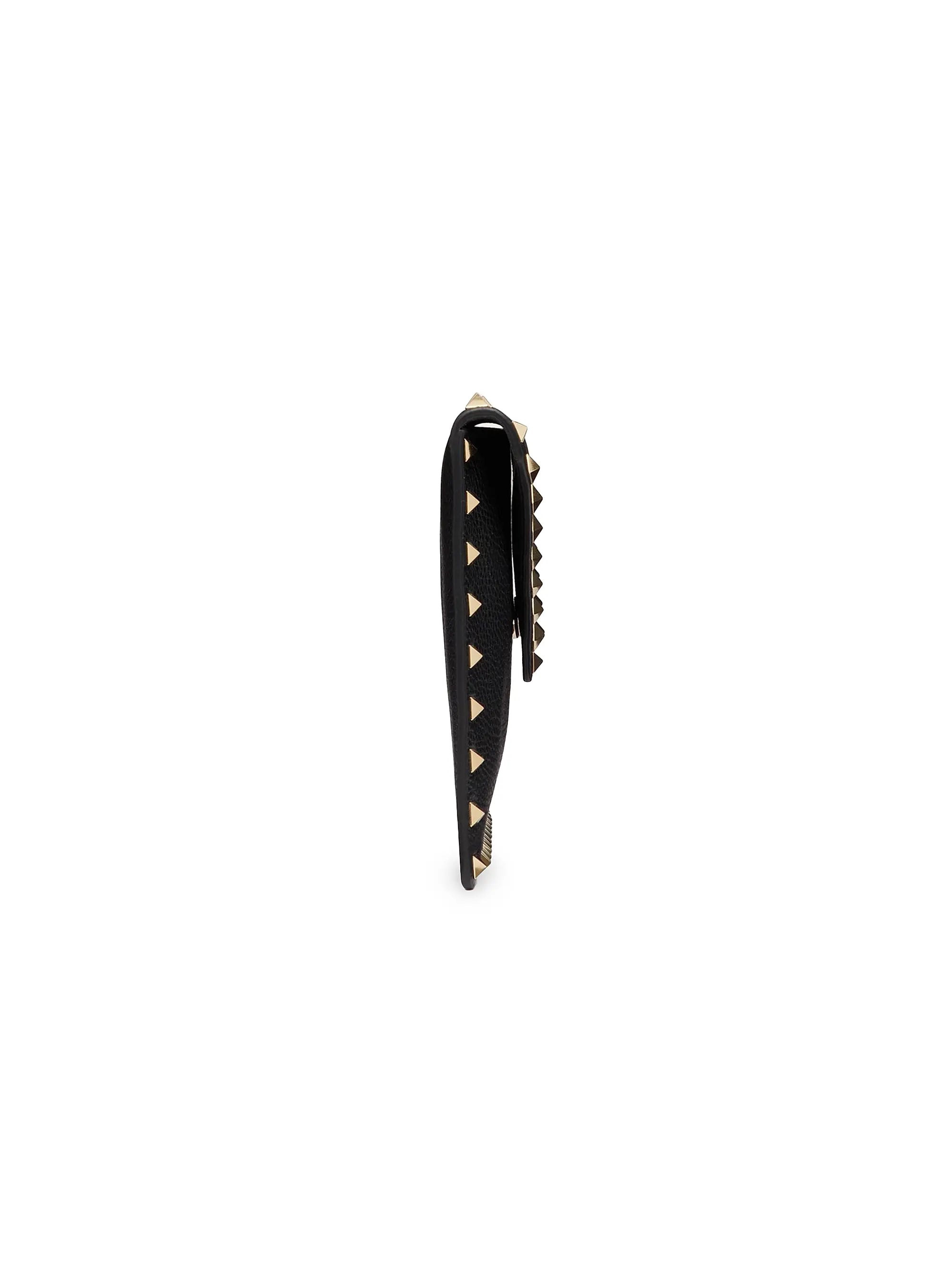 Valentino Garavani Rockstud Grainy Calfskin Pouch
