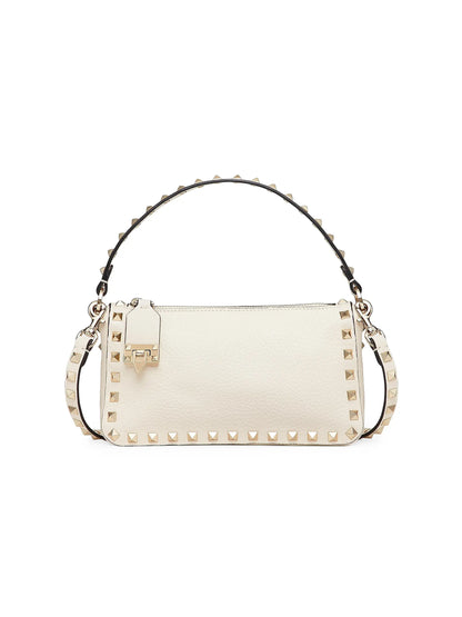 Valentino Garavani Small Rockstud Grainy Calfskin Crossbody Bag