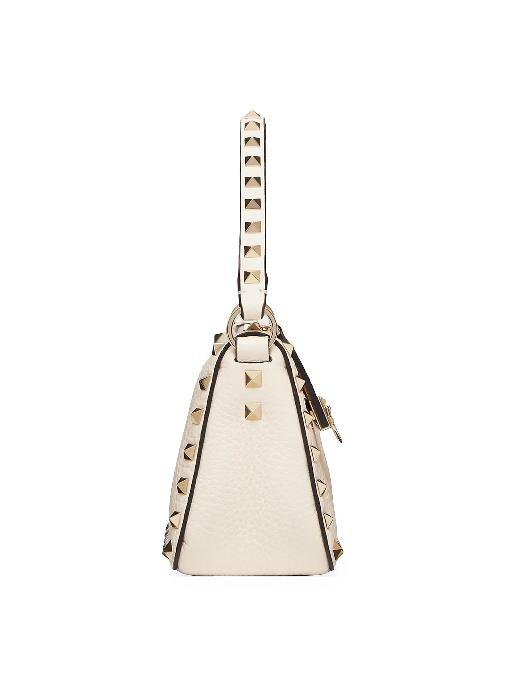 Valentino Garavani Small Rockstud Grainy Calfskin Crossbody Bag