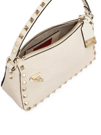 Valentino Garavani Small Rockstud Grainy Calfskin Crossbody Bag