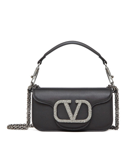 Valentino Garavani Valentino Garavani Locò Small Shoulder Bag With Jewel Logo