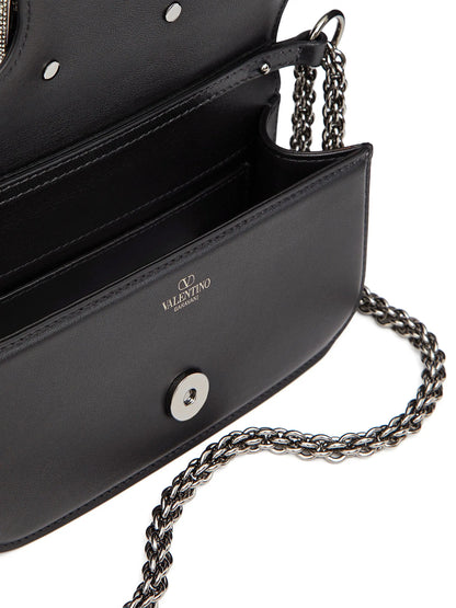 Valentino Garavani Valentino Garavani Locò Small Shoulder Bag With Jewel Logo
