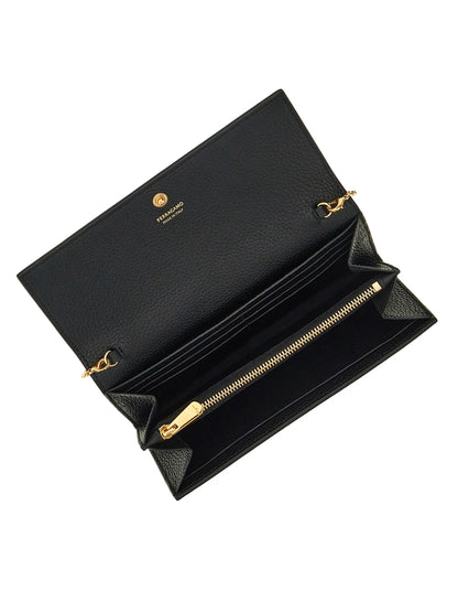 FERRAGAMO Gancini Soft Wallet-on-Chain
